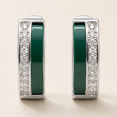 Emerald Edge Hoops