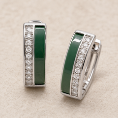 Emerald Edge Hoops