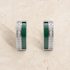 Emerald Edge Hoops