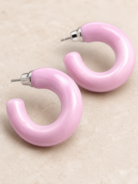 Blush Pop Hoops