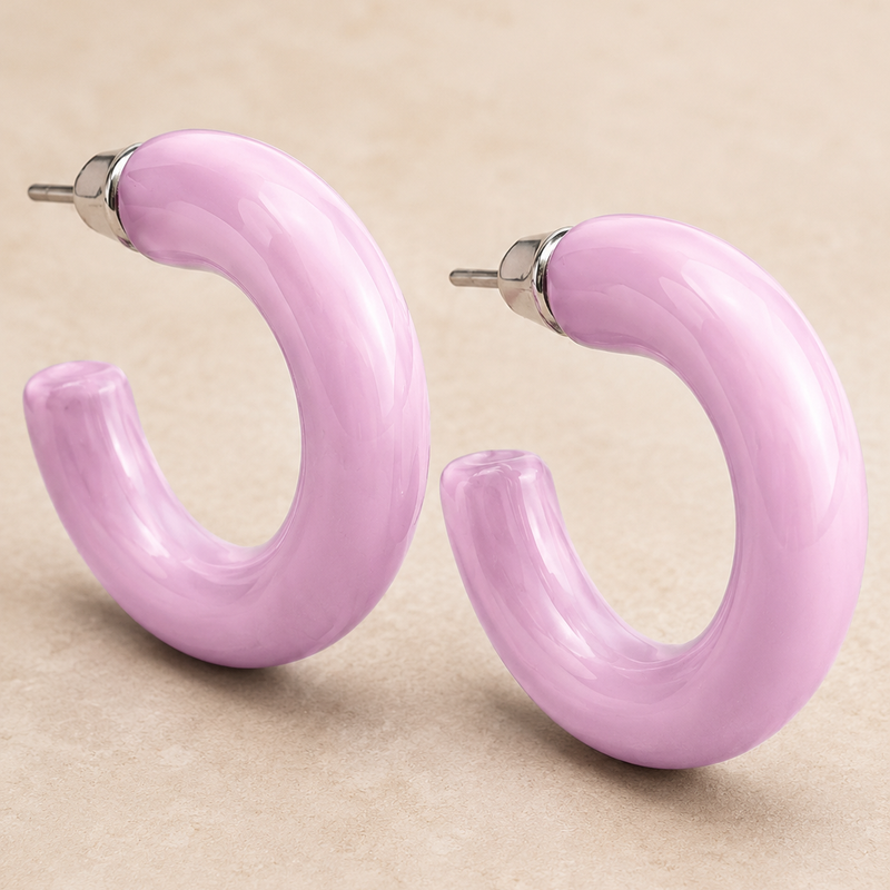 Blush Pop Hoops