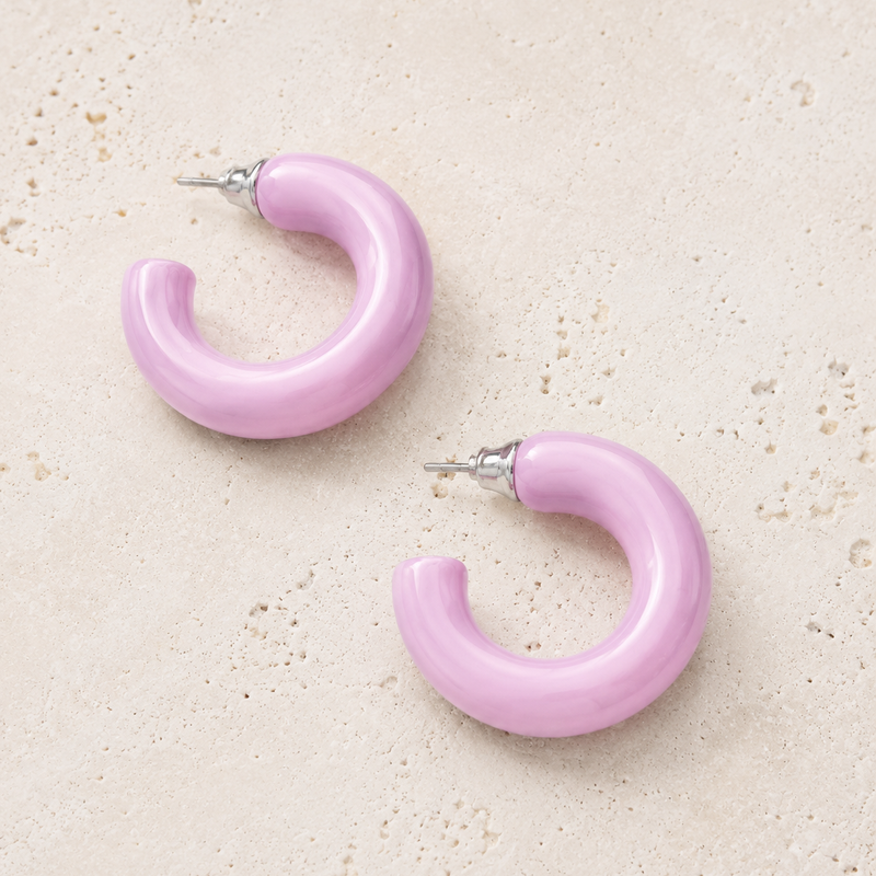 Blush Pop Hoops