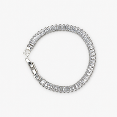 Éclat Baguette Tennis Bracelet