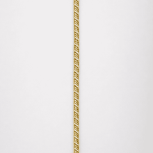 The French Churro Rope Chain — Gold Plated Seraphine Twist Bracelet by House of Zena, worn on model