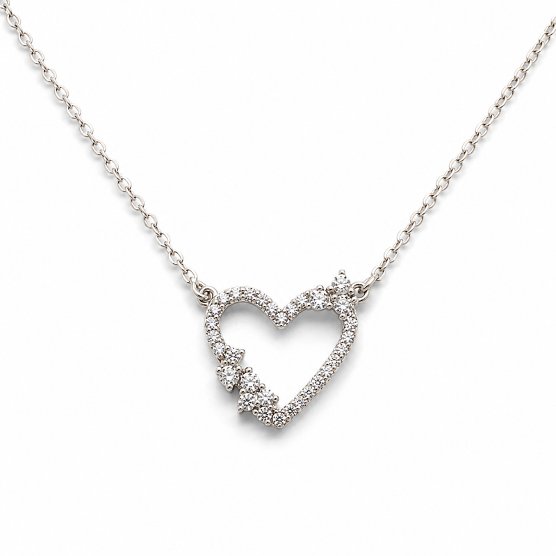 Amora Open Heart Necklace