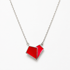 Rouge Duo Pendant Necklace