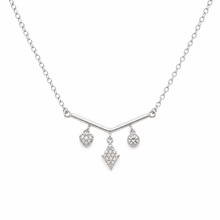 The Midnight Stargazer Y-Lariat — Gold Plated Charm Drop Necklace by House of Zena, flat lay