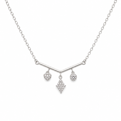 Celestia Charm Drop Necklace