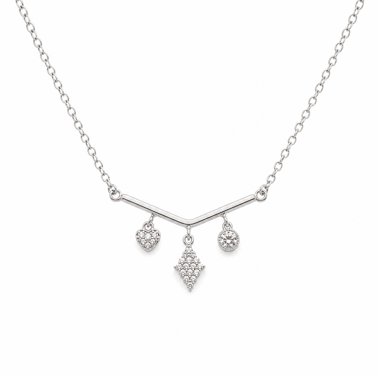 The Midnight Stargazer Y-Lariat — Gold Plated Charm Drop Necklace by House of Zena, flat lay