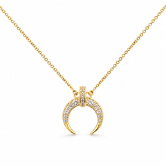 Lunara Crescent Necklace