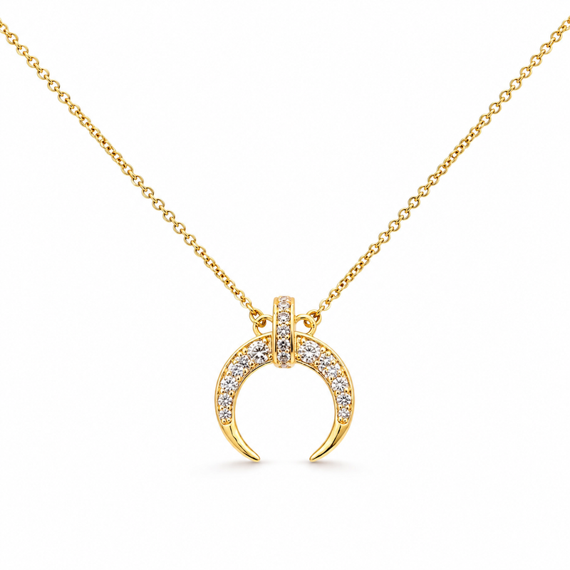 Lunara Crescent Necklace