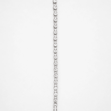 The Sunny Side Up Halo Chain — Silver-Tone Halo Bracelet by House of Zena, side angle