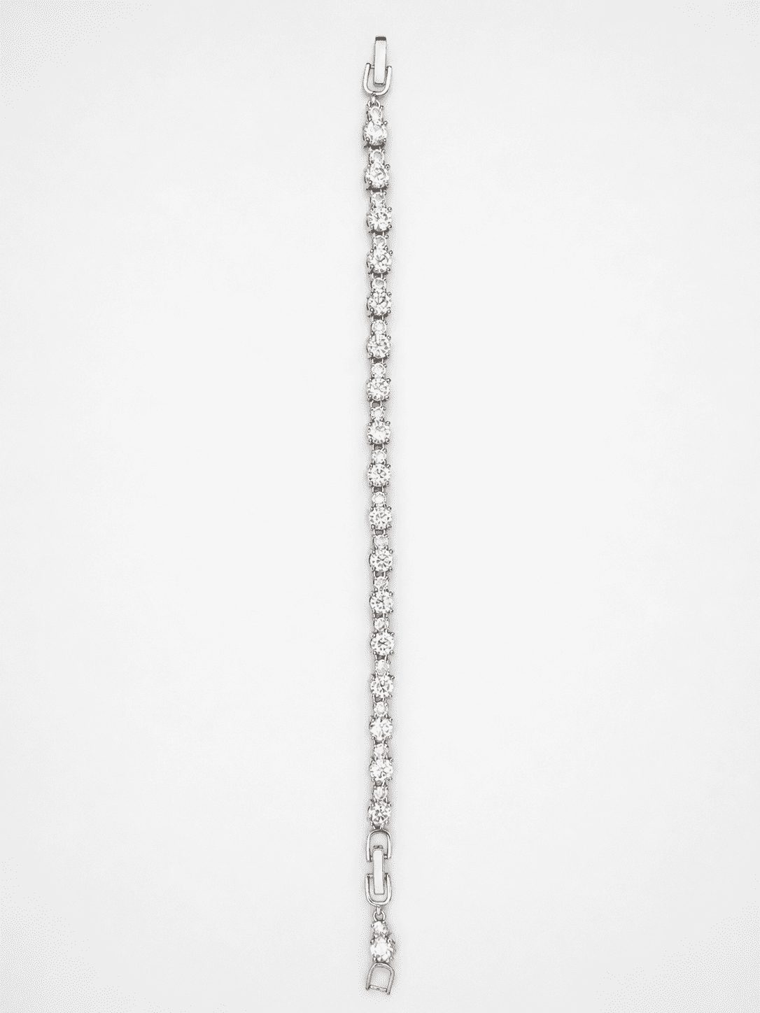 The Sunny Side Up Halo Chain — Silver-Tone Halo Bracelet by House of Zena, side angle
