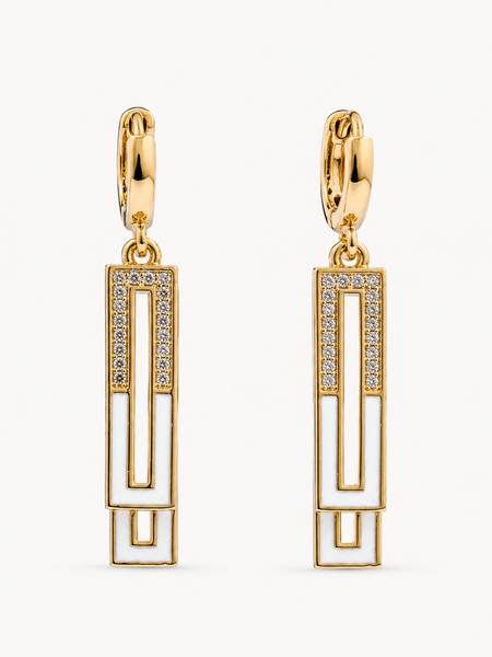 Celestia Geo Drop Earrings