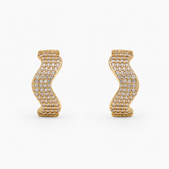 Auric Wave Crystal Huggies