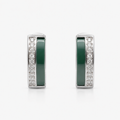 Emerald Edge Hoops
