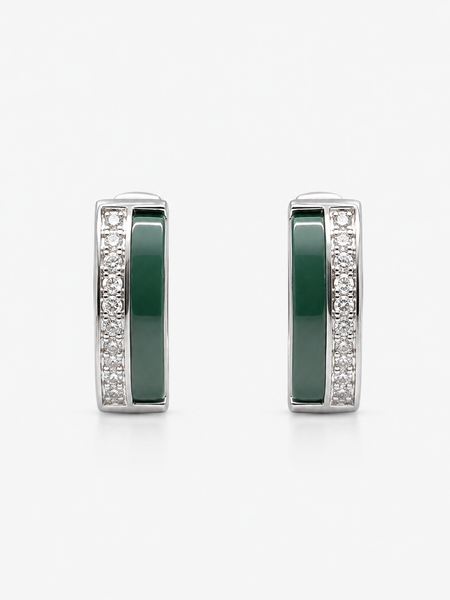 Emerald Edge Hoops