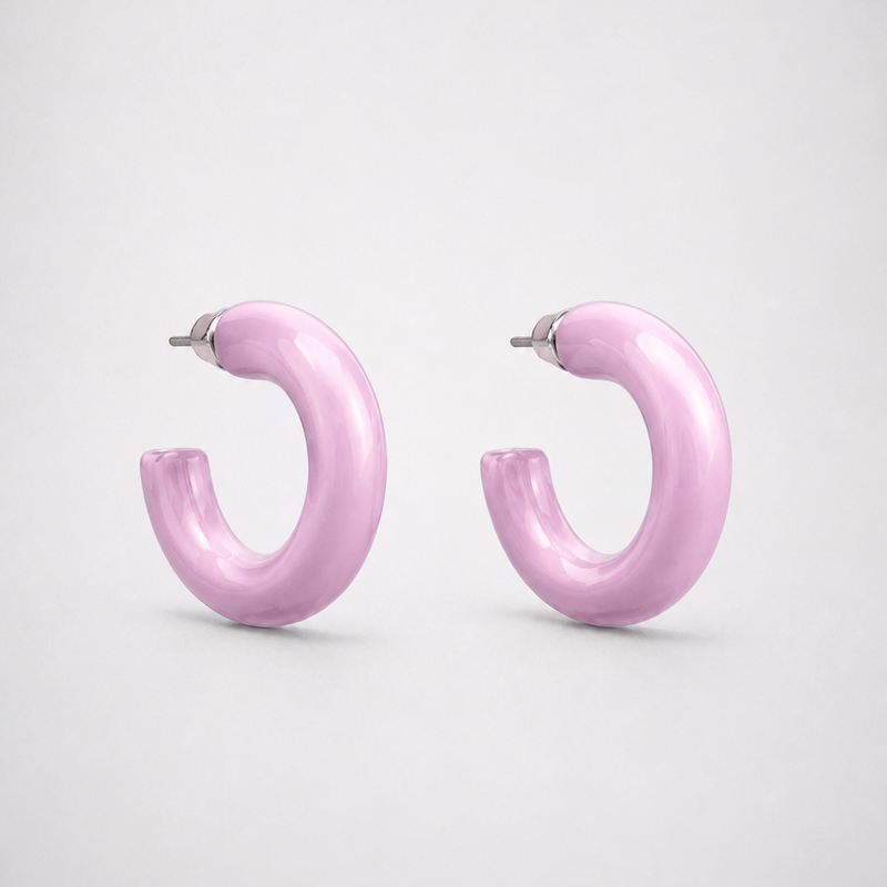 Blush Pop Hoops