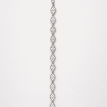 The Olive Branch Charm Bracelet — Silver-Tone Elaria Marquise Charm Bracelet by House of Zena, worn on model