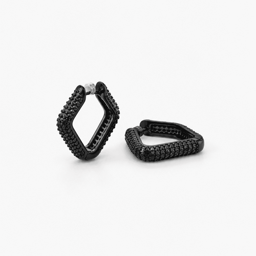 The Espresso Smoke Prism Hoops