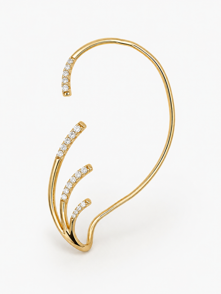 Celeste Wave Ear Cuff