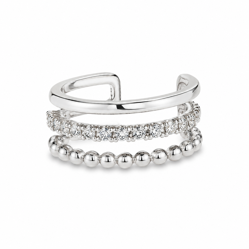 Celestia Triple Layer Ear Cuff