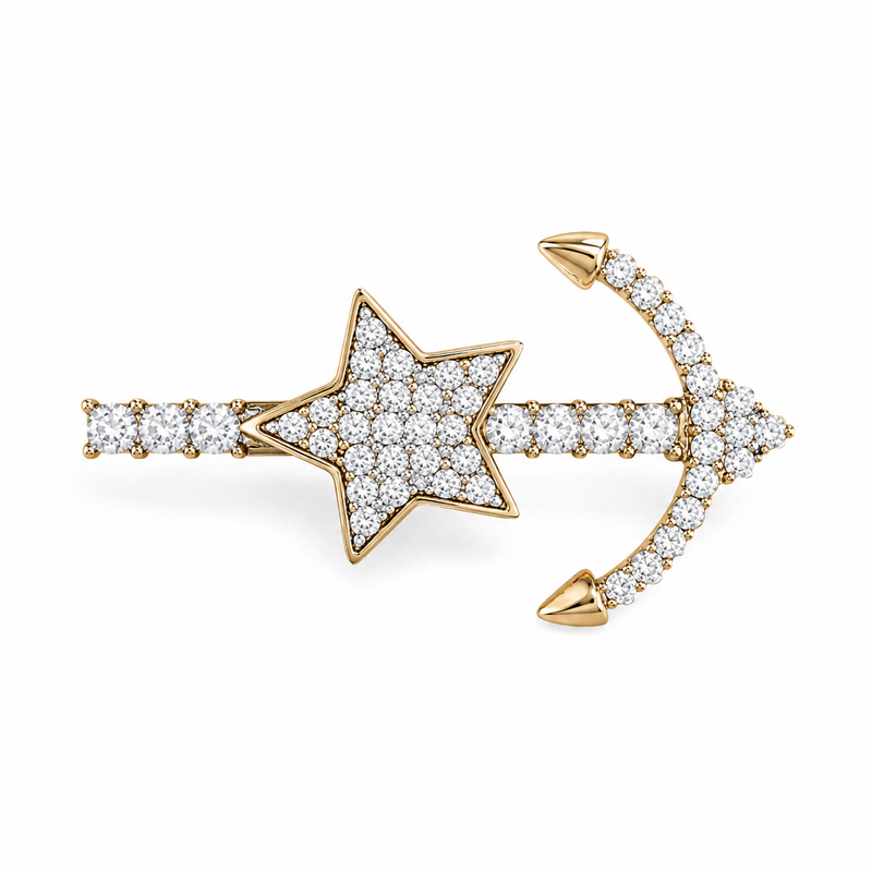 Stellar Anchor Brooch