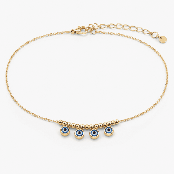The "Watch Your Step" Nazar Anklet