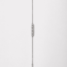 The "Out of Office" Bar Bracelet — Gold Plated Bar Bracelet by House of Zena, side angle