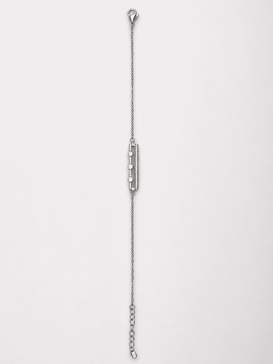 The "Out of Office" Bar Bracelet — Gold Plated Bar Bracelet by House of Zena, side angle