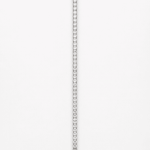 The Espresso Shot Tennis Bracelet — Gold Plated Classic Tennis Bracelet by House of Zena, flat lay