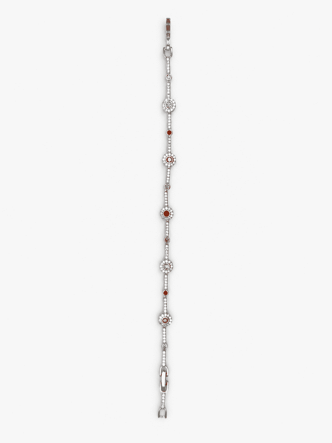 The Disco Ball Prism Bracelet — Gold Plated Prism Bracelet by House of Zena, worn on model