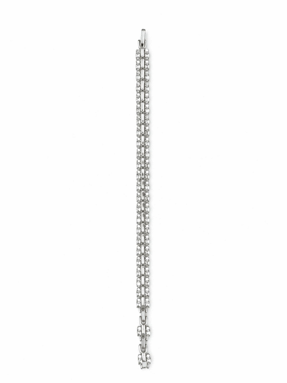 The Met Gala Tennis Bracelet — Gold Plated Tennis Bracelet by House of Zena, worn on model