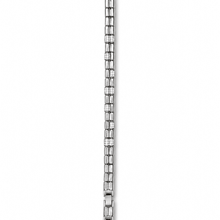 The Boardroom Siren Grid Chain — Gold Plated Grid Bracelet by House of Zena, side angle