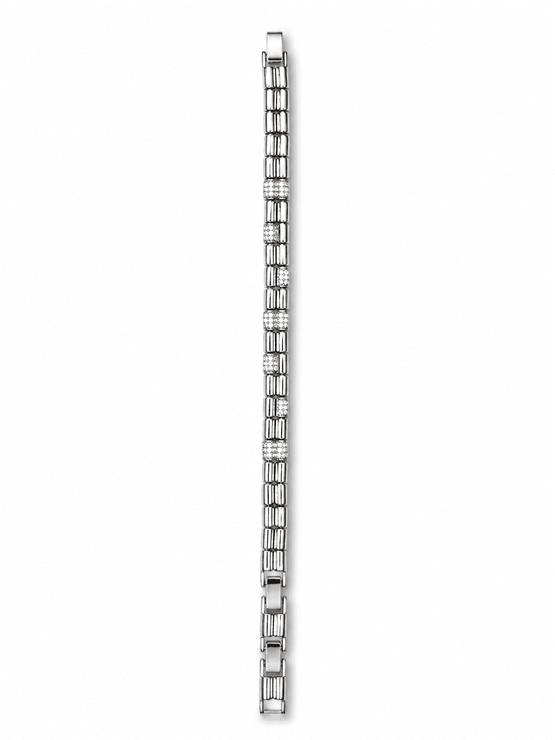 The Boardroom Siren Grid Chain — Gold Plated Grid Bracelet by House of Zena, side angle