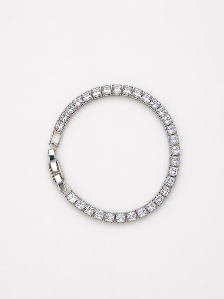 Celeste Princess Tennis Bracelet