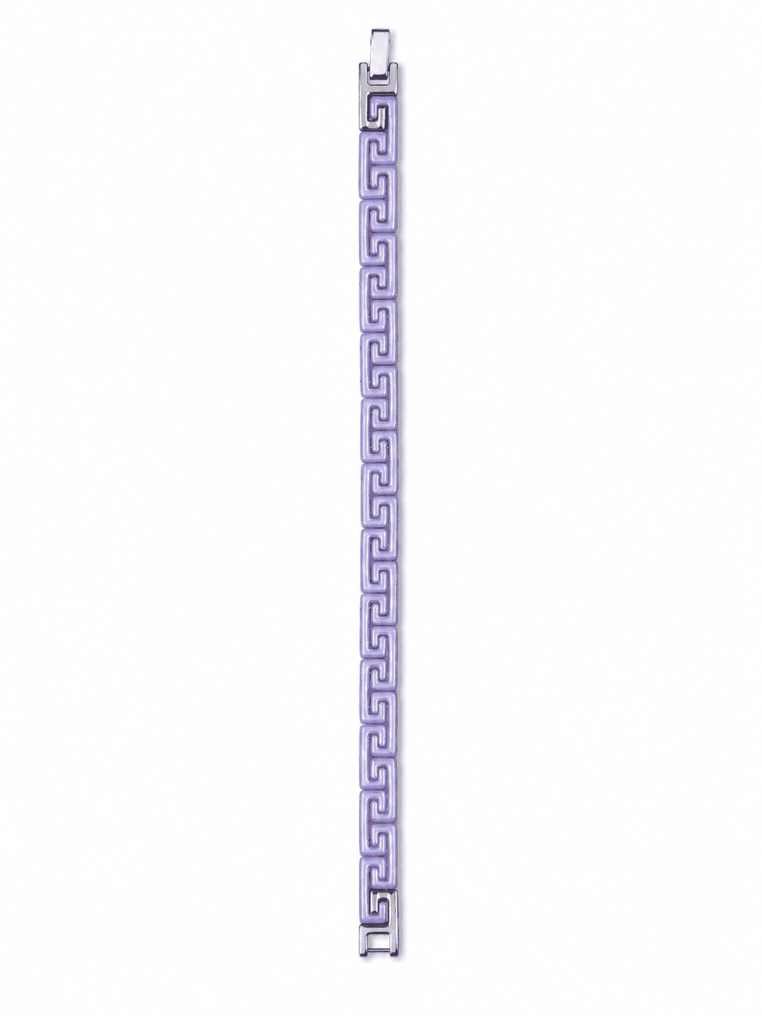 The Mykonos Blue Maze Cuff — Silver-Tone Pop Bracelet by House of Zena, full product view
