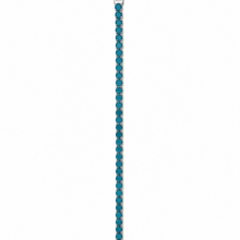 The Swimming Pool Tennis Bracelet — Silver-Tone Tennis Bracelet by House of Zena, worn on model