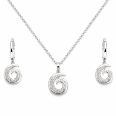 Serelune Spiral Pendant Set