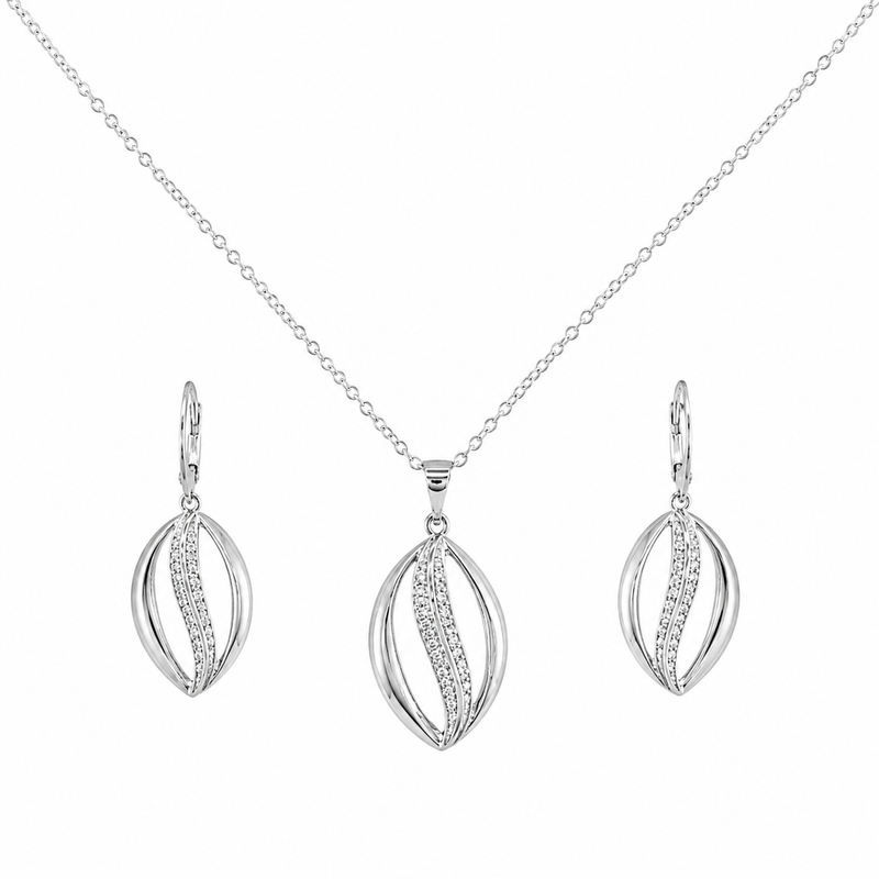 Veloura Wave Pendant Set