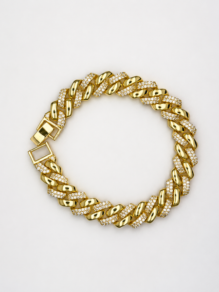 Auric Pavé Cuban Bracelet