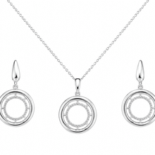 The "Main Character" Crown Set — Gold Plated Halo Pendant Set by House of Zena, flat lay