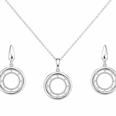 Aureline Halo Pendant Set