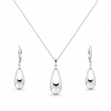 The Waterfall Martini Set — Gold Plated Seréna Drop Pendant Set by House of Zena, flat lay