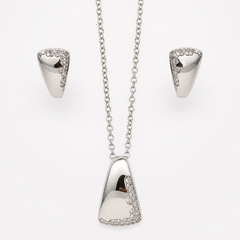 Celestine Edge Pendant Set
