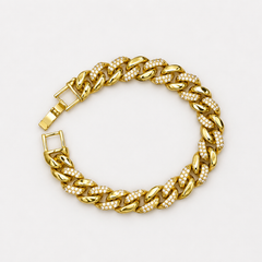Valora Pavé Cuban Bracelet