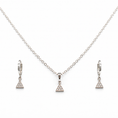Nova Triangle Pendant Set
