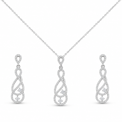 Infinity Grace Pendant Set
