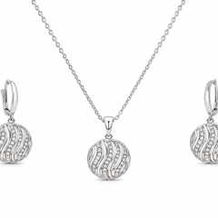 Aurora Wave Pendant Set