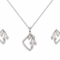 Dewdrop Elegance Pendant Set